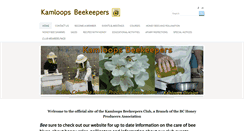 Desktop Screenshot of kamloopsbeekeepers.com
